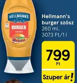 Tesco Hellmann's burger szósz ajánlat