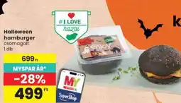 Spar Halloween hamburger ajánlat