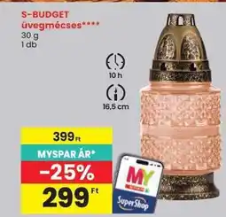 Spar S-BUDGET üvegmécses ajánlat