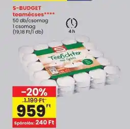 Spar S-BUDGET teamécses ajánlat