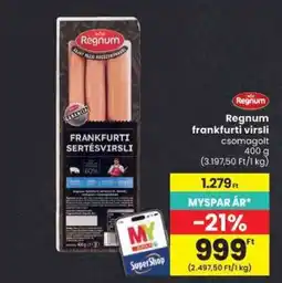 Spar Regnum Frankfurti virsli ajánlat