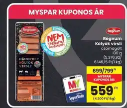 Spar Regnum Kölyök virsli csomagolt ajánlat