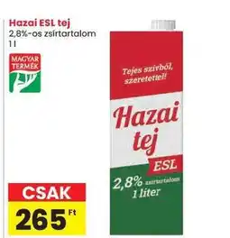 Spar Hazai ESL tej ajánlat