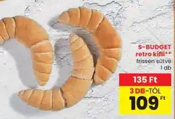 Spar S-BUDGET retro kifli ajánlat