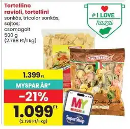 Spar Tortellino ravioli, tortellini ajánlat
