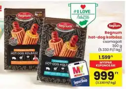 Spar Regnum hot dog kolbász ajánlat