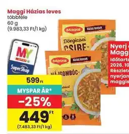 Spar MAGGI HÁZIAS LEVES ajánlat