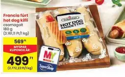 Spar Francia fürt hot dog kifli ajánlat