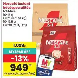 Spar Nescafé instant kávéspecialitás ajánlat