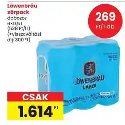 Spar Löwenbräu sörpack ajánlat