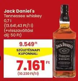 Spar Jack Daniel's ajánlat