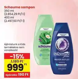 Spar SCHAUMA Sampon ajánlat