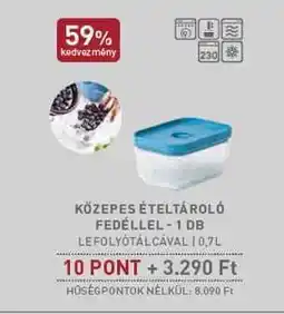 Spar KÖZEPES ÉTELTÁROLÓ FEDÉLLEL - 1 DB ajánlat