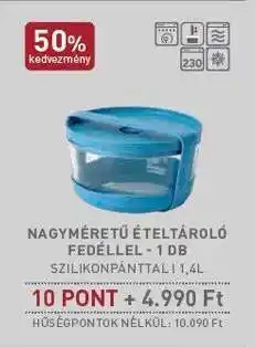 Spar NAGYMÉRETŰ ÉTELTÁROLÓ FEDELLÉL - 1 DB ajánlat