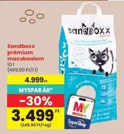 Spar Sandboxx prémium macskaalom ajánlat