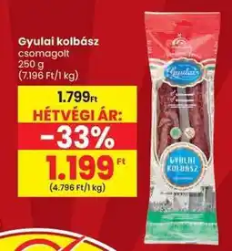 Spar Gyulai kolbász ajánlat
