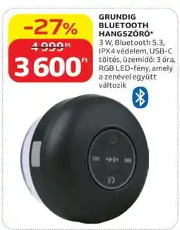 Auchan GRUNDIG BLUETOOTH HANGSZÓRÓ ajánlat