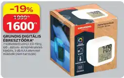 Auchan GRUNDIG DIGITÁLIS ÉBRESZTŐÓRA ajánlat