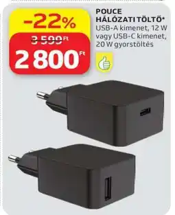 Auchan POUCE HÁLÓZATI TÖLTŐ ajánlat