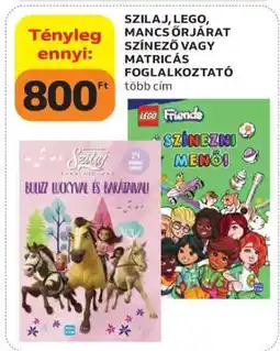 Auchan Szilaj, LEGO, Mancs Őrjárat színező vagy matricás foglalkoztató ajánlat
