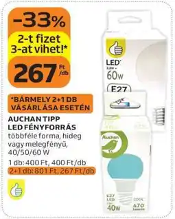 Auchan AUCHAN TIPP LED FÉNYFORRÁS ajánlat