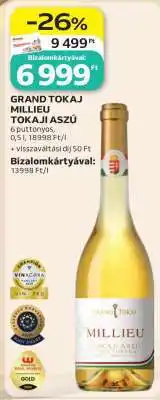 Auchan GRAND TOKAJ MILLIEU TOKAJI ASZÚ ajánlat