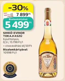 Auchan SIMKÓ-EVINOR TOKAJI ASZÚ ajánlat