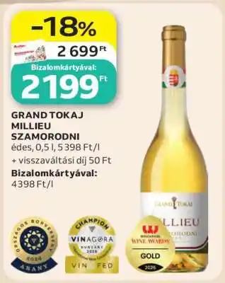 GRAND TOKAJ MILLIEU SZAMORODNI