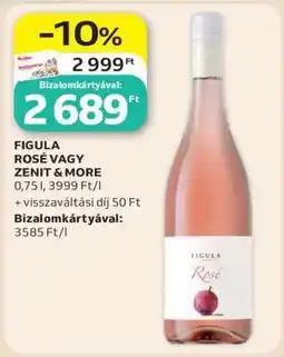 Auchan FIGULA ROSÉ VAGY ZENIT & MORE ajánlat