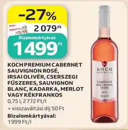 Auchan KOCH PRÉMIUM CABERNET SAUVIGNON ROSÉ ajánlat