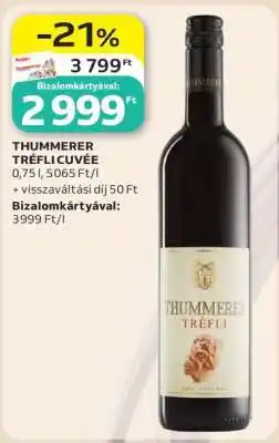Auchan THUMMERER TRÉFLI CUVÉE ajánlat
