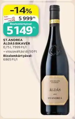 Auchan ST.ANDREA ÁLDÁS BIKAVÉR ajánlat
