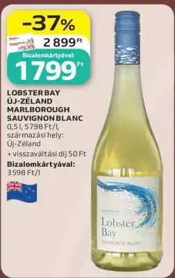 Auchan Lobster Bay Új-Zéland Marlborough Sauvignon Blanc ajánlat