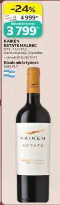 Auchan KAIKEN ESTATE MALBEC ajánlat