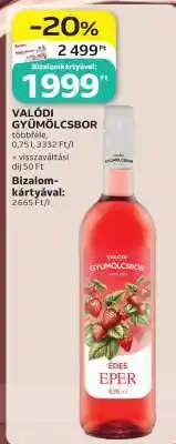 Auchan Valódi Gyümölcsbor ajánlat