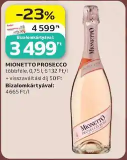 Auchan Mionetto Prosecco ajánlat