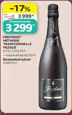 Auchan FREIXENET METHODE TRADITIONNELLE PEZSGŐ ajánlat