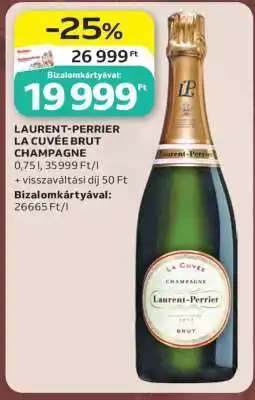 Auchan LAURENT-PERRIER LA CUVÉE BRUT CHAMPAGNE ajánlat
