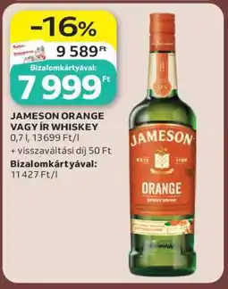 Auchan JAMESON ORANGE VAGY ÍR WHISKEY ajánlat