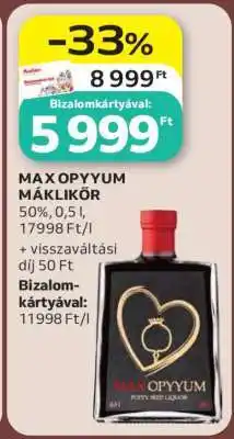 Auchan MAX OPYYUM MÁKLIKŐR ajánlat