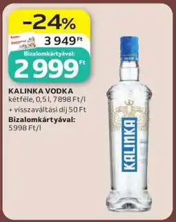 Auchan Kalinka vodka ajánlat