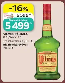 Auchan VILMOS PÁLINKA ajánlat