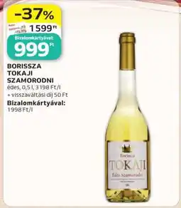 Auchan Borissza Tokaji Szamorodni ajánlat
