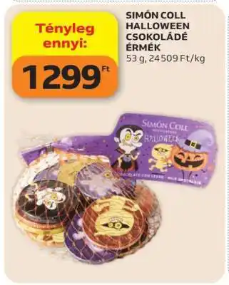 SIMÓN COLL HALLOWEEN CSOKOLÁDÉ ÉRMÉK