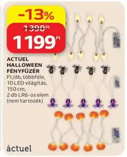 Auchan ACTUEL HALLOWEEN FÉNYFŰZÉR ajánlat