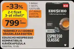 Auchan EDUSCHO Nespresso kompatibilis kávékapszula ajánlat