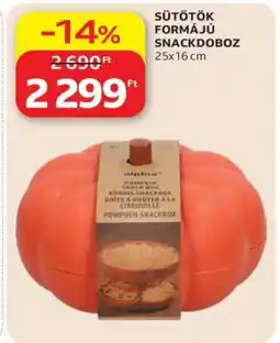 Auchan SÜTŐTÖK FORMÁJÚ SNACKDOBOZ ajánlat