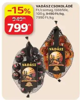Auchan VADÁSZ CSOKOLÁDÉ ajánlat