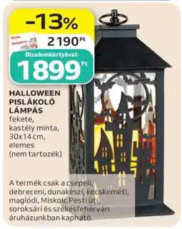 Auchan HALLOWEEN PISLÁKOLÓ LÁMPÁS ajánlat