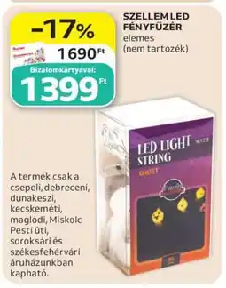 Auchan SZELLEM LED FÉNYFŰZÉR ajánlat